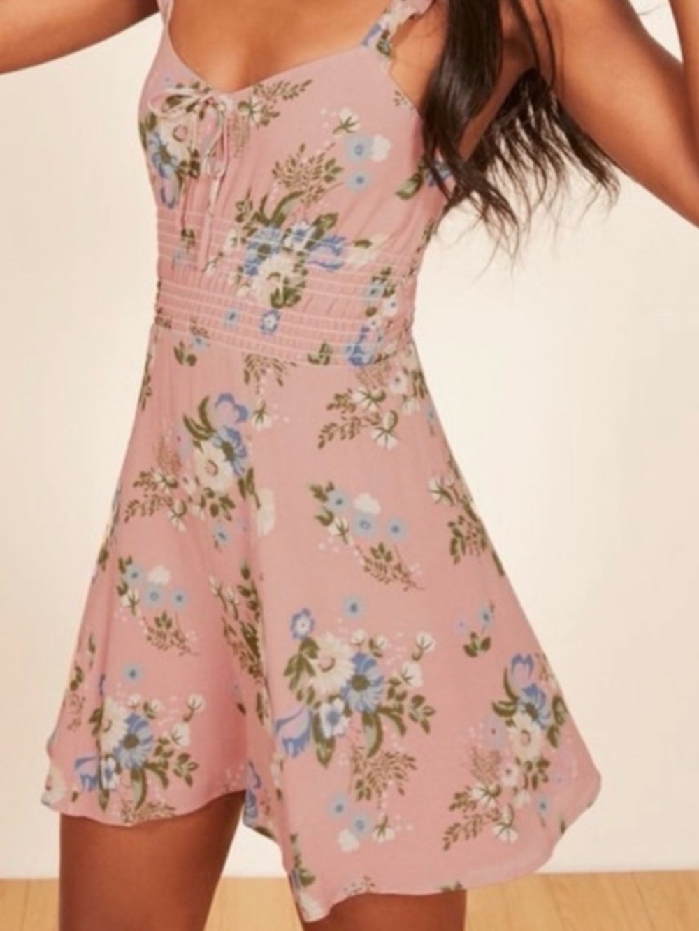 Reformation Elyse Floral Print Dress Size 2